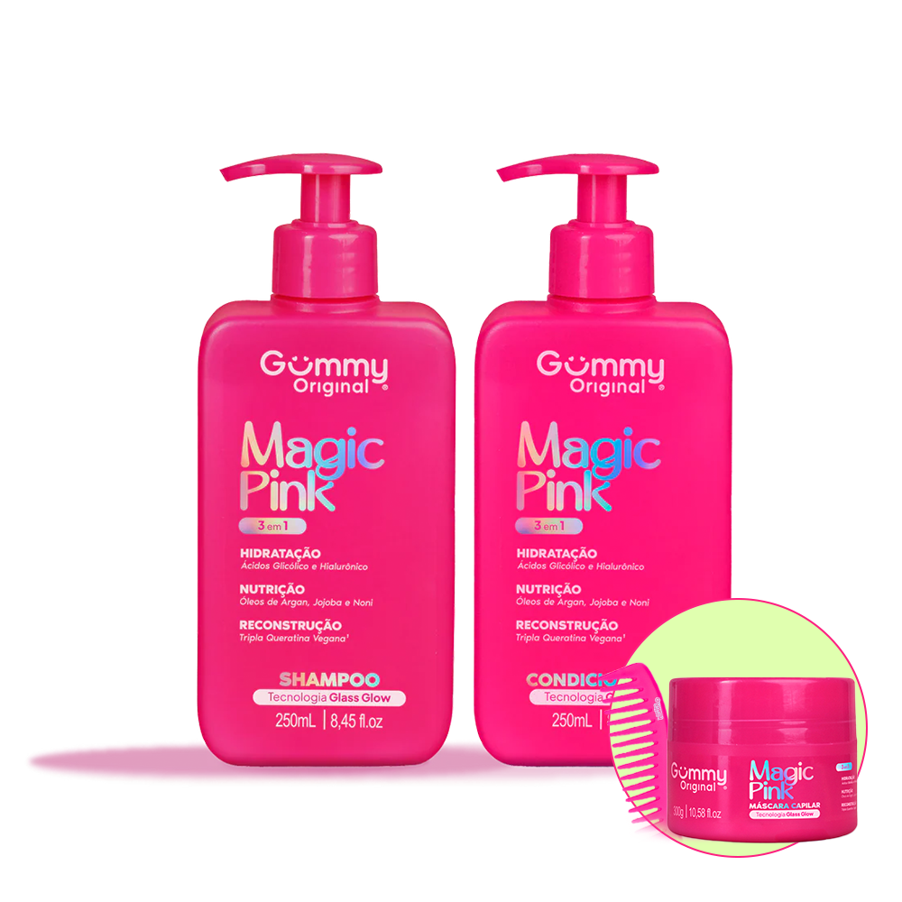 Kit Gummy® Tratamento 3 em 1