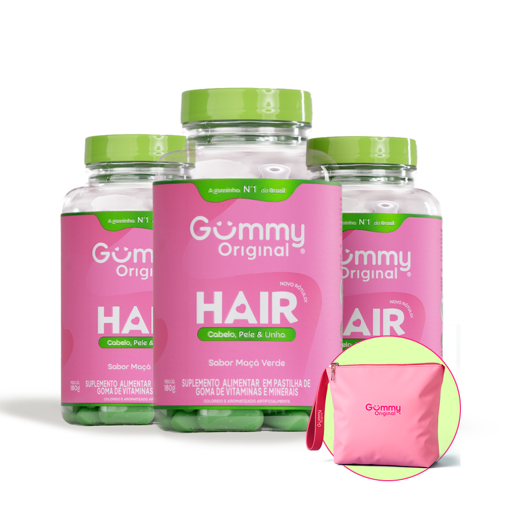 3 Gummy® Hair 180g + Necessaire - Image 2