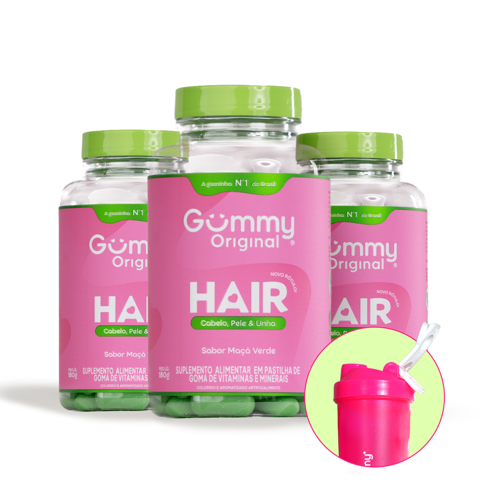 3 Gummy Hair® + 1 Shakeira