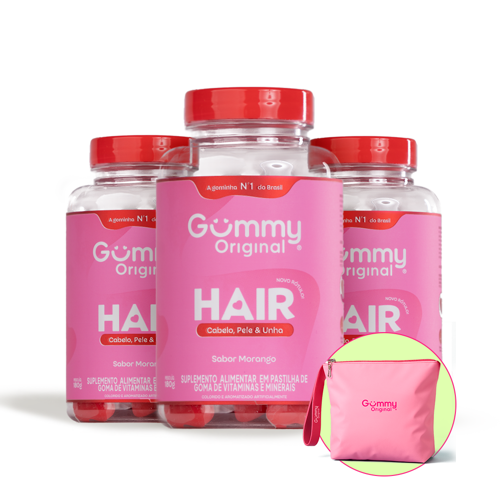 3 Gummy® Hair 180g + Necessaire - Image 4