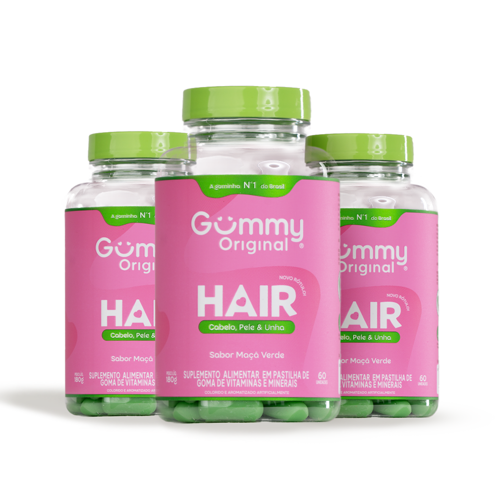 Gummy Hair® - Maçã Verde 180 g - Image 3