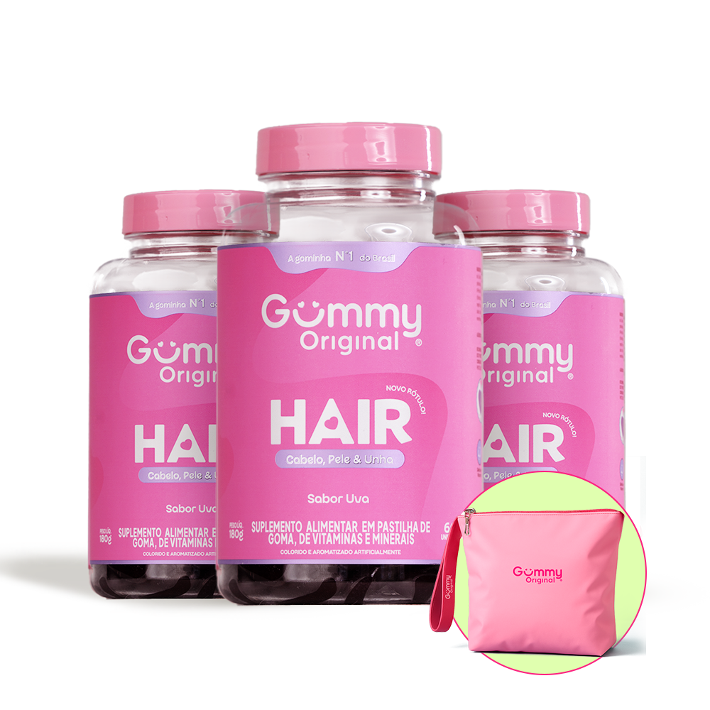 3 Gummy® Hair 180g + Necessaire - Image 5