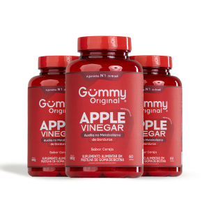 3 Gummy® Vinagre de Maçã - 180 g