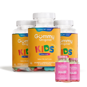 Kit Gummy Família Kids & Hair
