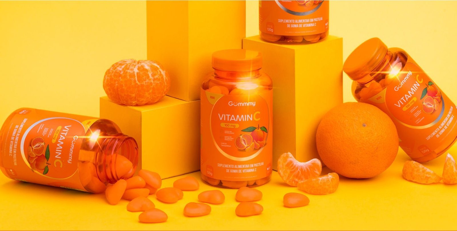 6 Gummy Vitamina C Tangerina - Image 2