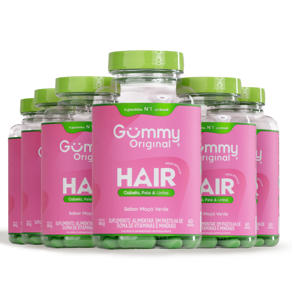 Gummy Hair® - Maçã Verde 180 g - Image 4