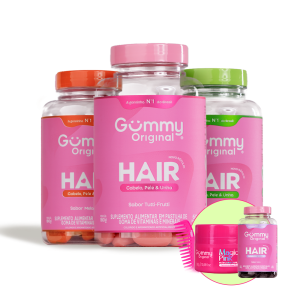 Kit Gummy Brilho e Fortalecimento Capilar